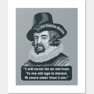 Francis Bacon Portrait and Quote Posters and Art